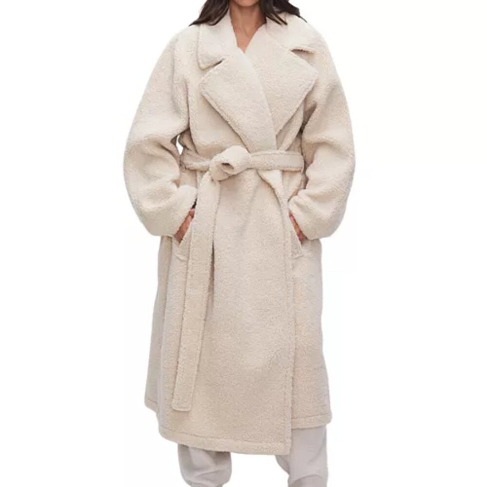 GOOD AMERICAN Uniform trench Coat cream